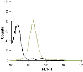 Cell surface detection of S1PR3 in human Jurkat intact live cells: