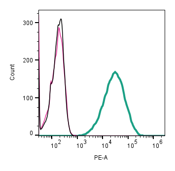 Cell surface detection of CD63 by direct flow cytometry in live intact mouse BV-2 microglia cell line: