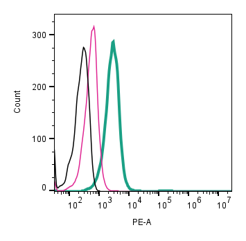 Cell surface detection of ASCT2 by direct flow cytometry in live intact human Jurkat T-cell leukemia cells: