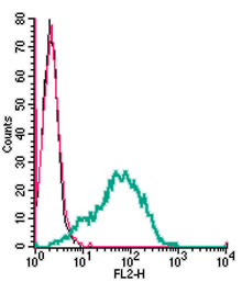 Cell surface detection of P2Y6 by direct flow cytometry in live intact mouse BV-2 microglia cells: