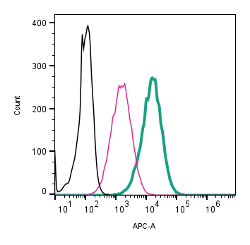 Cell surface detection of TREM2 by direct flow cytometry in live intact mouse BV-2 microglia cells: