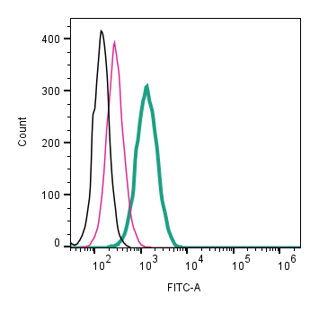 Cell surface detection of CD63 by direct flow cytometry in live intact mouse BV-2 microglia cell line: