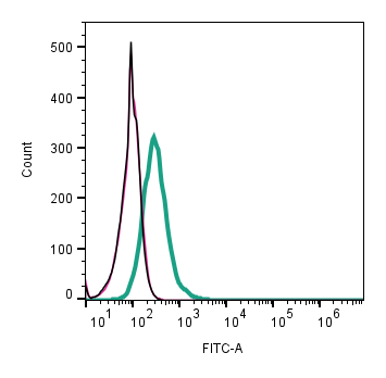 Cell surface detection of CD38 by indirect flow cytometry in live intact mouse J774 macrophage line: